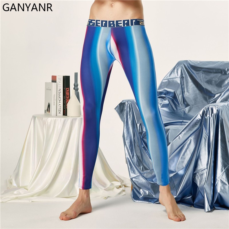 GANYANR Running Tights Men Com - Compression Long Pant review and price