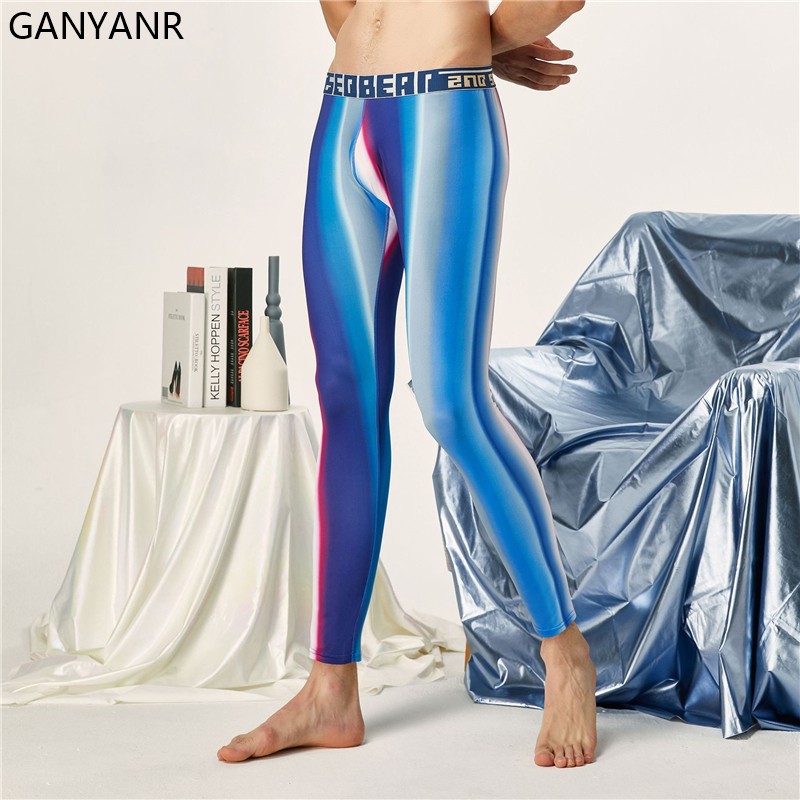 GANYANR Running Tights Men Com - Compression Long Pant review and price