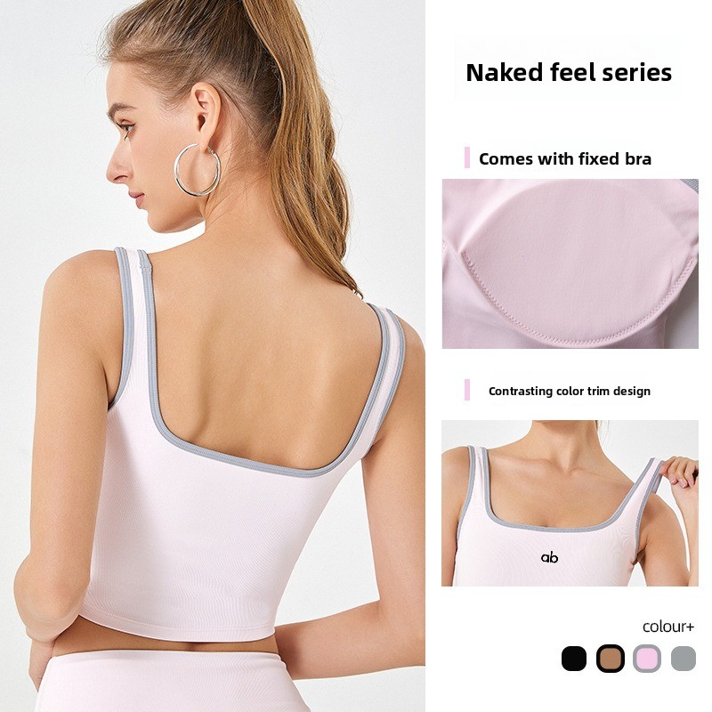 Women Summer Ribbed Yoga Tank  - Suspender Tank Top review and price