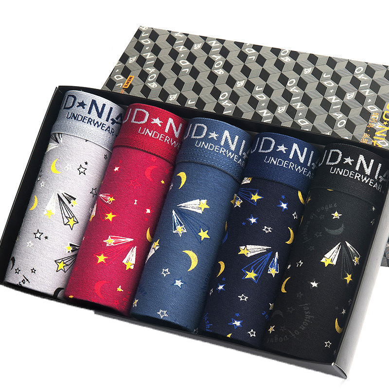 5Pcs/lot Men Underwear Cotton  - Boxer Brief Pack Cotton review and price
