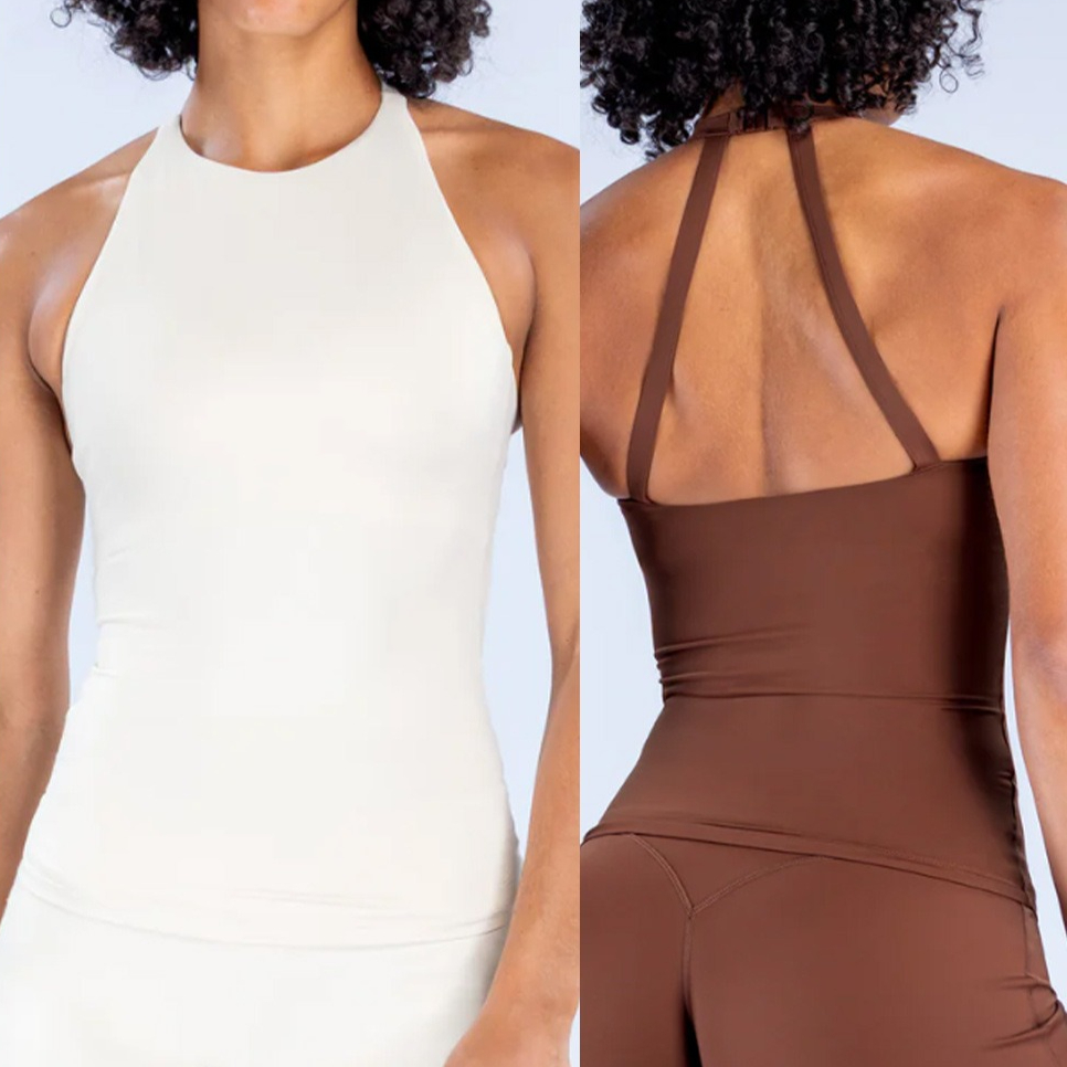 Women Halter Tank Top Built In - Suspender Tank Top review and price